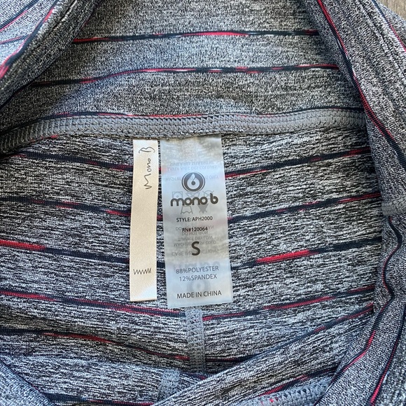 Mono B grey striped workout leggings - Picture 3 of 5